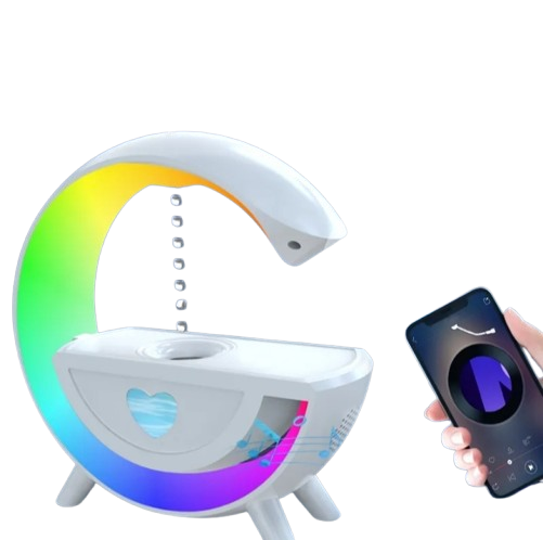 Anti-Gravity Fountain Lamp + Bluetooth Speaker