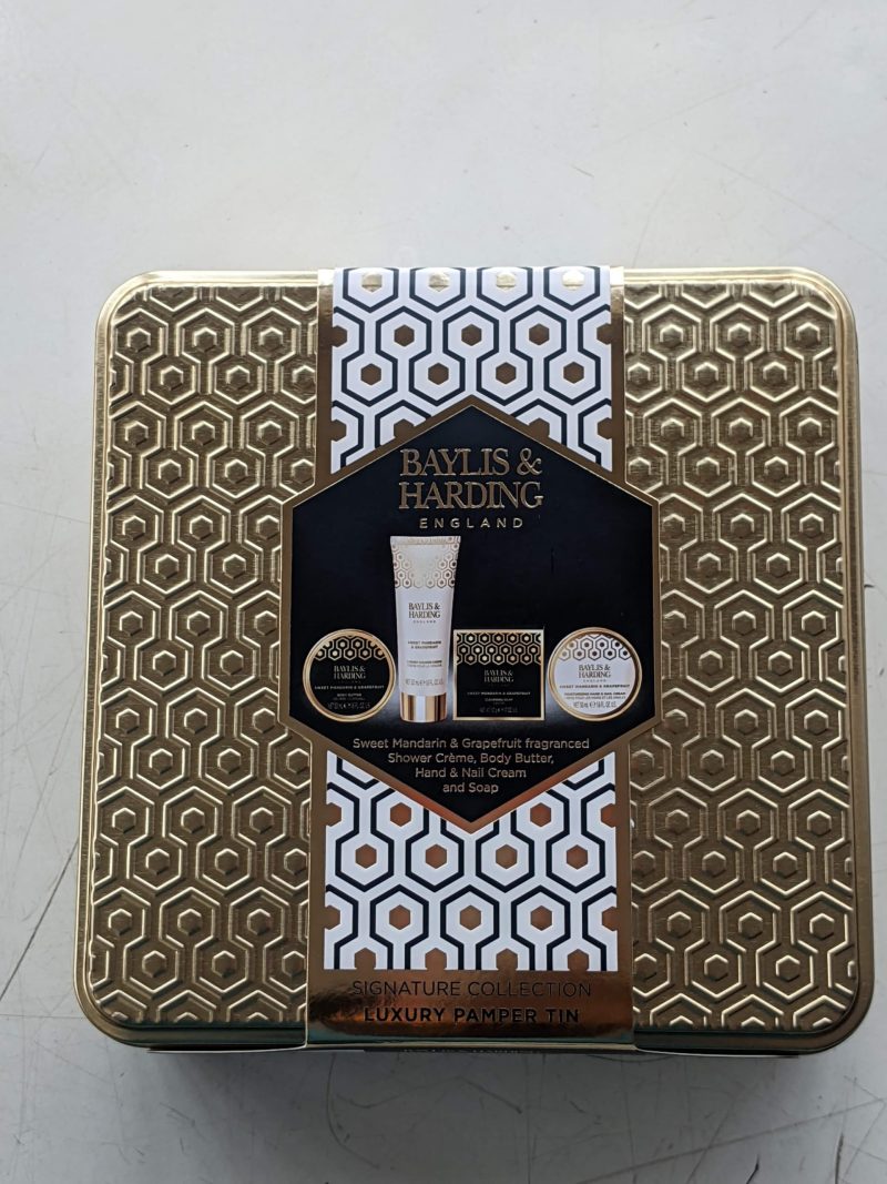 Baylis and harding Pamper tin