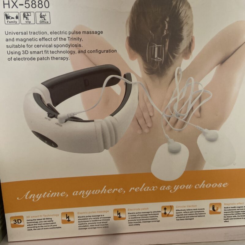 HX-5880 Intelligent 3D Electric Pulse Neck Massager
