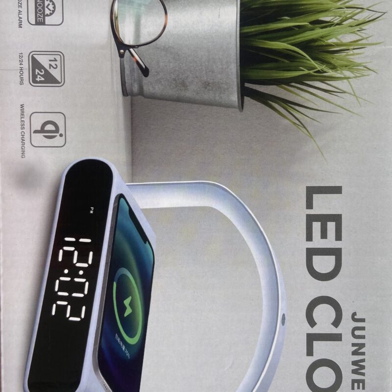 Junwei Star Multi-Function LED Clock & Wireless Charger